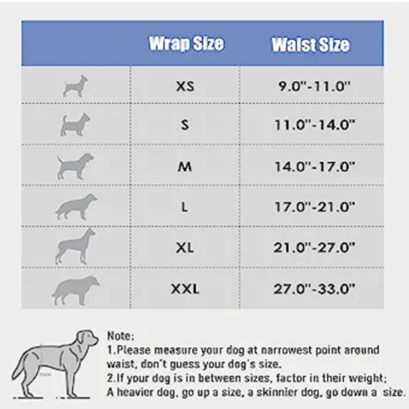 wegreeco Washable Dog Diapers - Washable Male Dog Belly Wrap - Pack of 3 - Picture 3 of 7